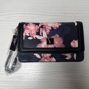 NWT PINK Victoria Secret Wallet / Clutch  / Black & Pink / Sku0089